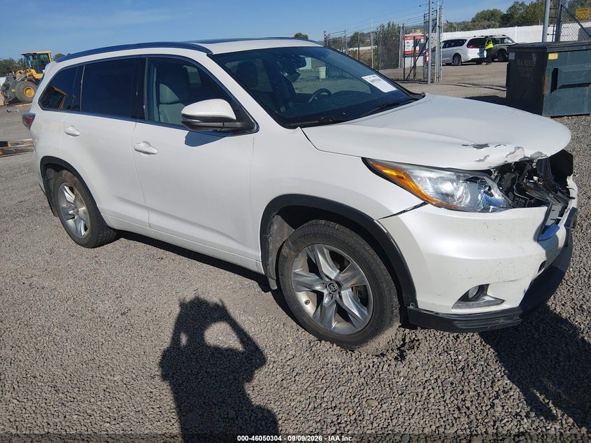2016 TOYOTA HIGHLANDER LIMITED PLATINUM V6 | 5TDDKRFH5GS253481 | UPCARS