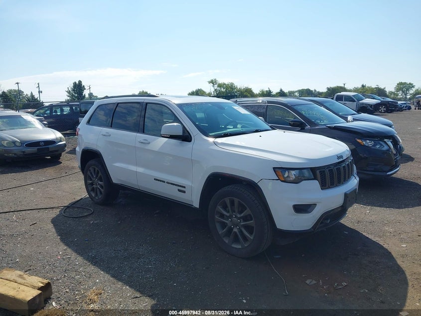 2016 JEEP GRAND CHEROKEE LIMITED 75TH ANNIVERSARY | 1C4RJFBG5GC376526 | UPCARS