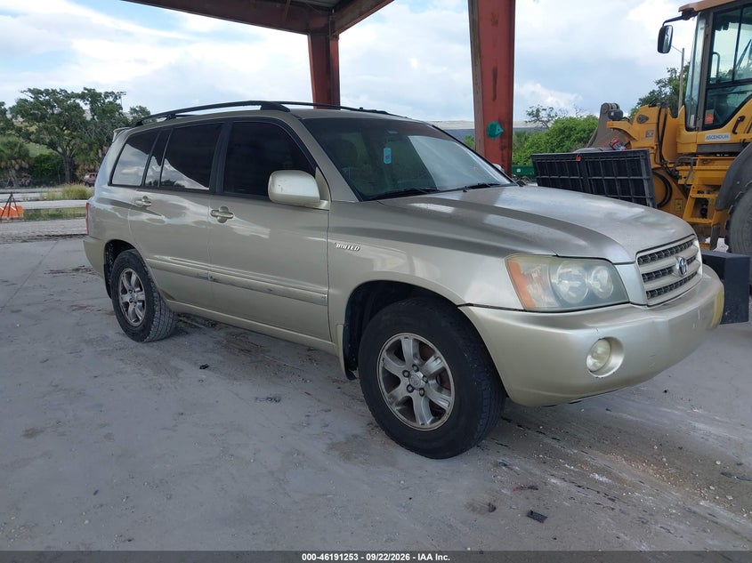 2002 TOYOTA HIGHLANDER LIMITED V6 | JTEGF21AX20036986 | UPCARS