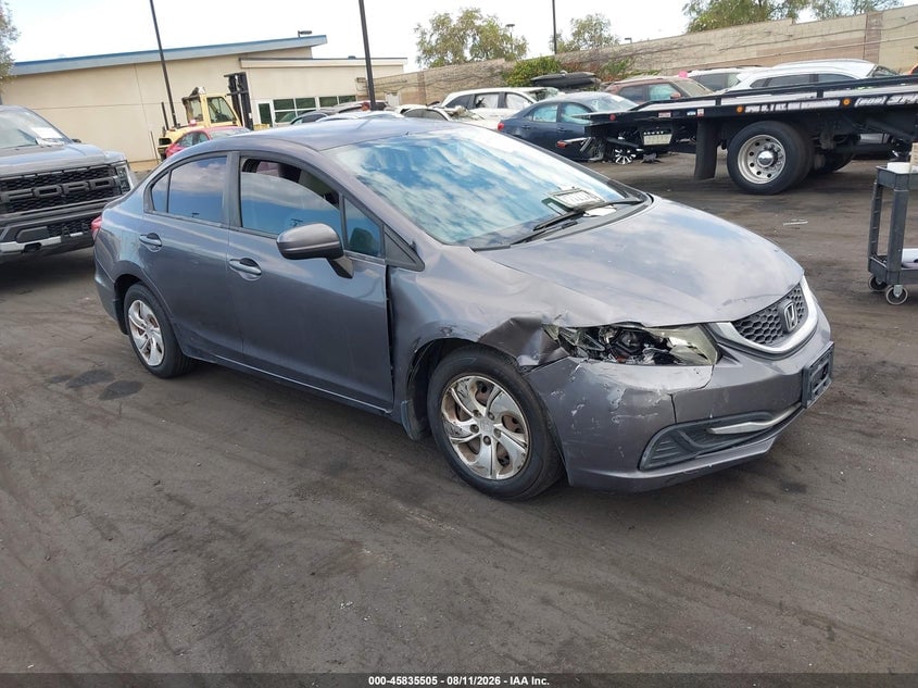 2014 HONDA CIVIC LX | 19XFB2F59EE242027 | UPCARS