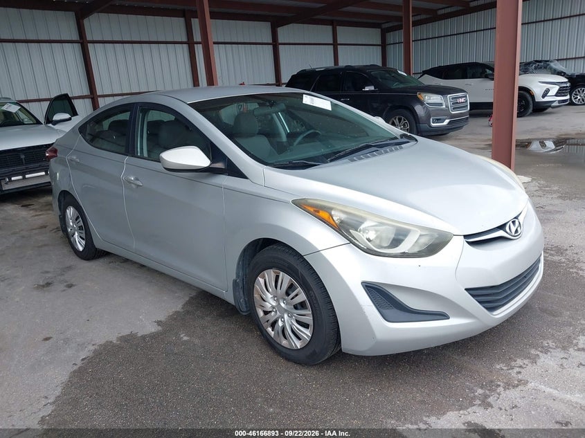 2016 HYUNDAI ELANTRA SE | 5NPDH4AE5GH665372 | UPCARS