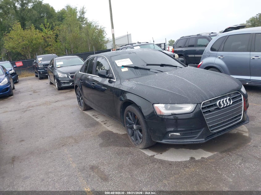 2013 AUDI A4 2.0T PREMIUM | WAUFFAFLXDA168399 | UPCARS