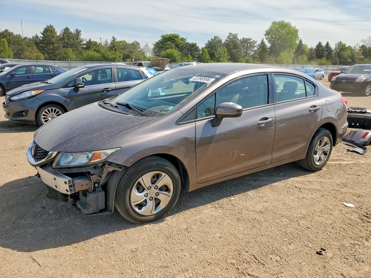 2014 HONDA CIVIC LX | 19XFB2F56EE006242 | UPCARS