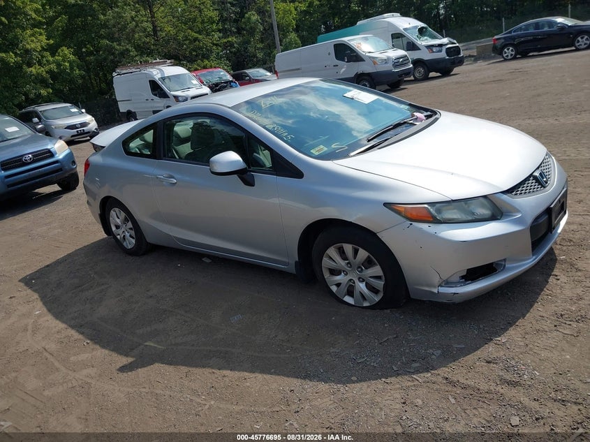 2012 HONDA CIVIC LX | 2HGFG3B58CH540956 | UPCARS