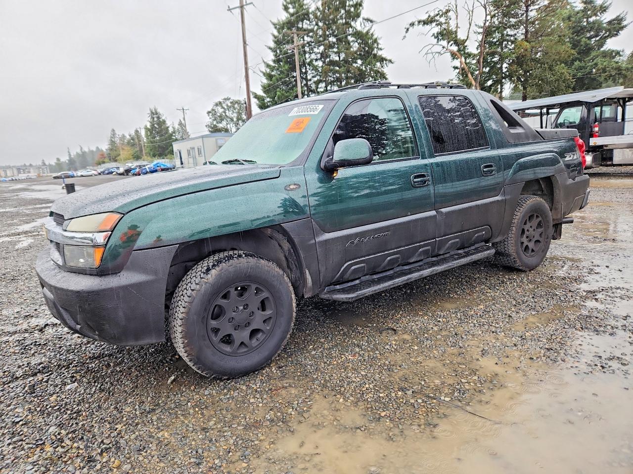 2002 CHEVROLET AVALANCHE K1500 | 3GNEK13T92G103905 | UPCARS