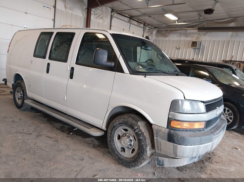 2021 CHEVROLET EXPRESS CARGO RWD 2500 REGULAR WHEELBASE WT | 1GCWGAF75M1283804 | UPCARS