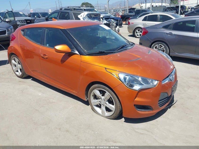2012 HYUNDAI VELOSTER BASE W/BLACK | KMHTC6AD1CU029010 | UPCARS