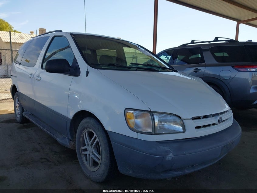 2000 TOYOTA SIENNA LE | 4T3ZF13C5YU241755 | UPCARS