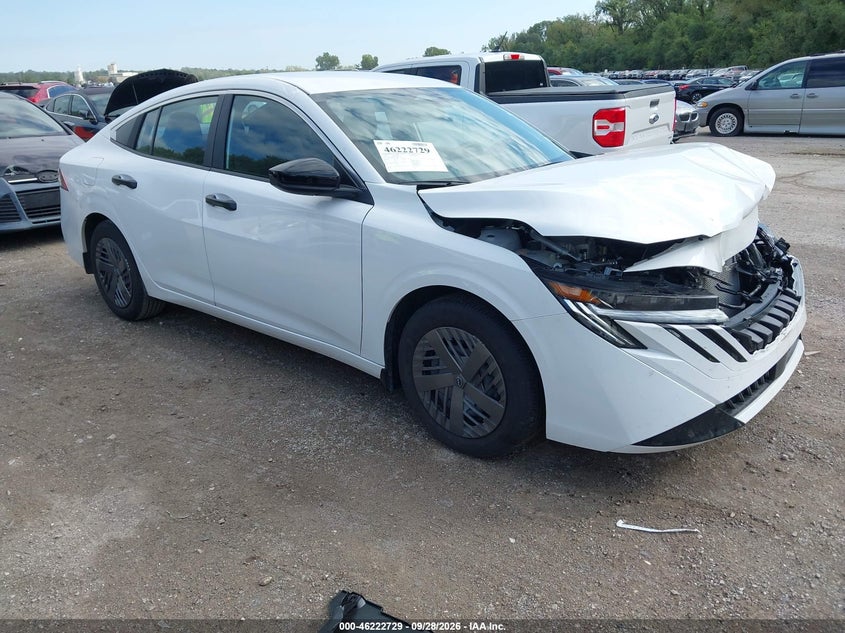2026 NISSAN SENTRA S | 3N1AB9BV9TY265279 | UPCARS