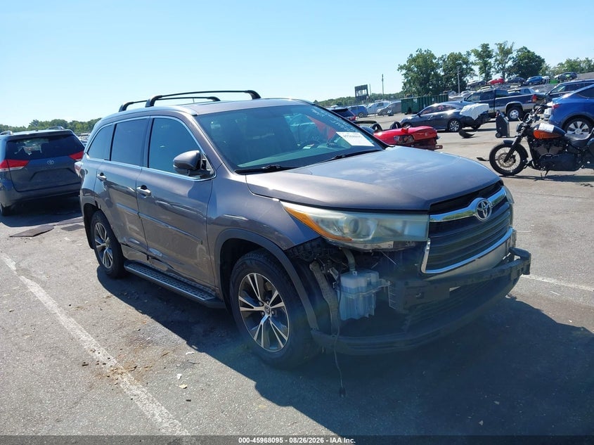 2016 TOYOTA HIGHLANDER XLE V6 | 5TDJKRFH8GS230568 | UPCARS