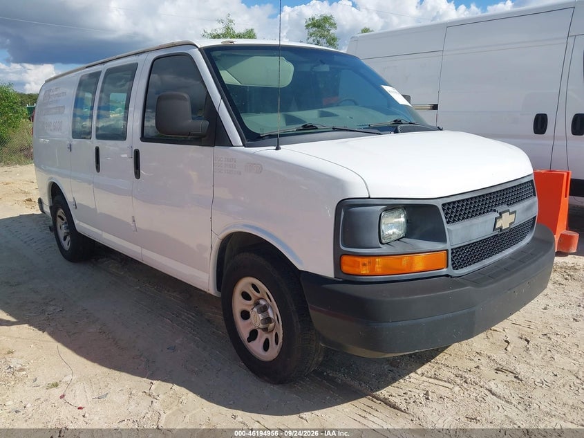 2013 CHEVROLET EXPRESS 1500 WORK VAN | 1GCSGAFX7D1136320 | UPCARS