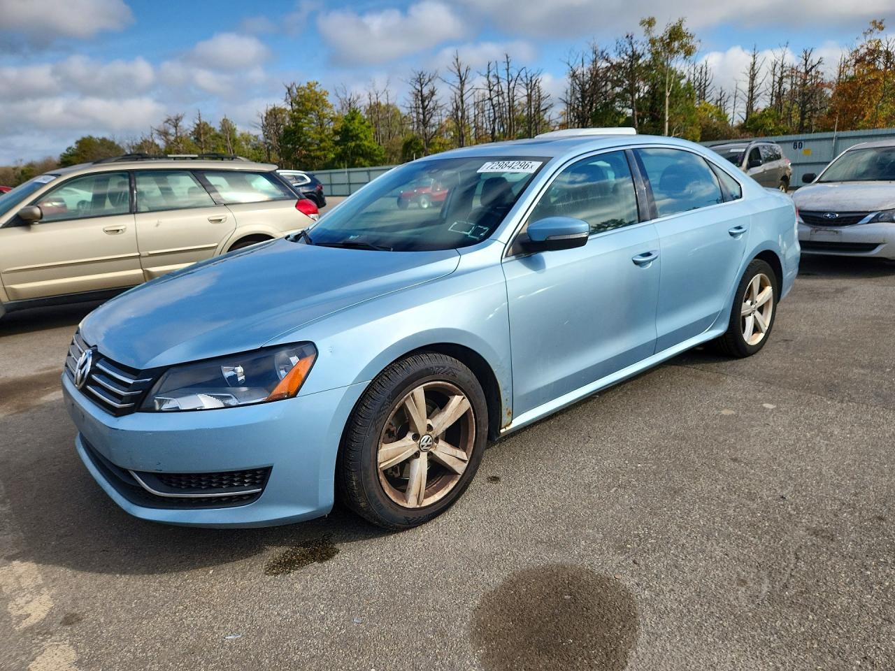 2013 VOLKSWAGEN PASSAT | 1VWBP7A3XDC027312 | UPCARS