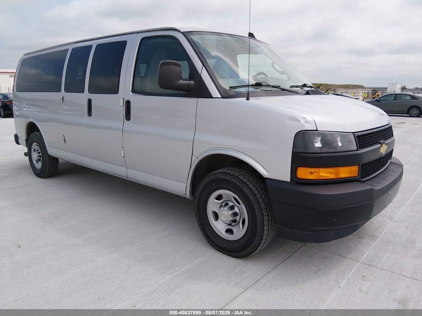 2023 CHEVROLET EXPRESS PASSENGE RWD 3500 EXTENDED WHEELBASE LS | 1GAZGNFP4P1111720 | UPCARS