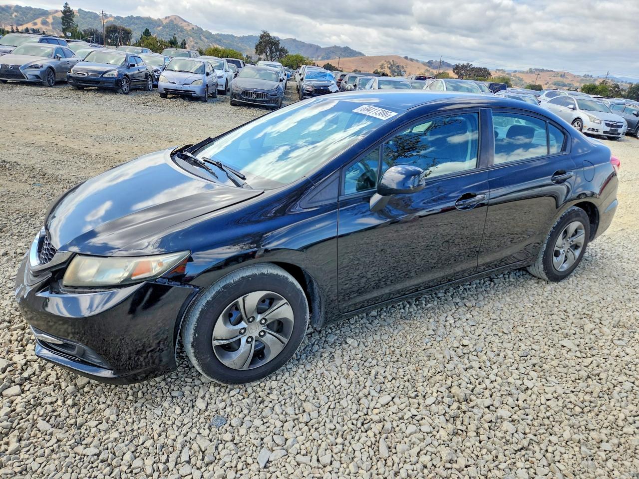 2013 HONDA CIVIC LX | 19XFB2F57DE215228 | UPCARS