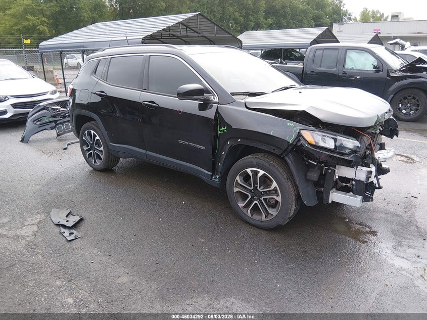 2022 JEEP COMPASS LIMITED 4X4 | 3C4NJDCB2NT107374 | UPCARS