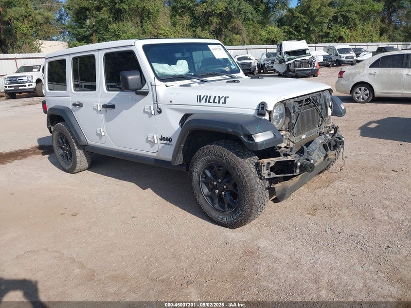 2021 JEEP WRANGLER UNLIMITED WILLYS 4X4 | 1C4HJXDG4MW696350 | UPCARS