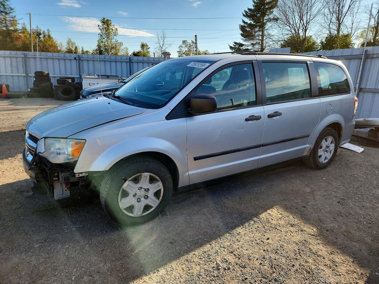 2012 DODGE CARAVAN SE | 2C4RDGBG7CR256564 | UPCARS