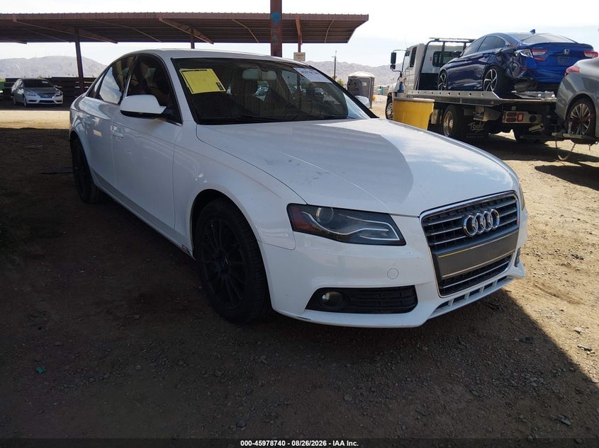 2012 AUDI A4 2.0T PREMIUM | WAUAFAFL5CA116008 | UPCARS