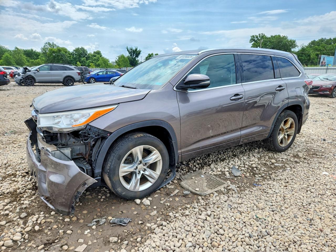 2014 TOYOTA HIGHLANDER LIMITED | 5TDDKRFH9ES007322 | UPCARS