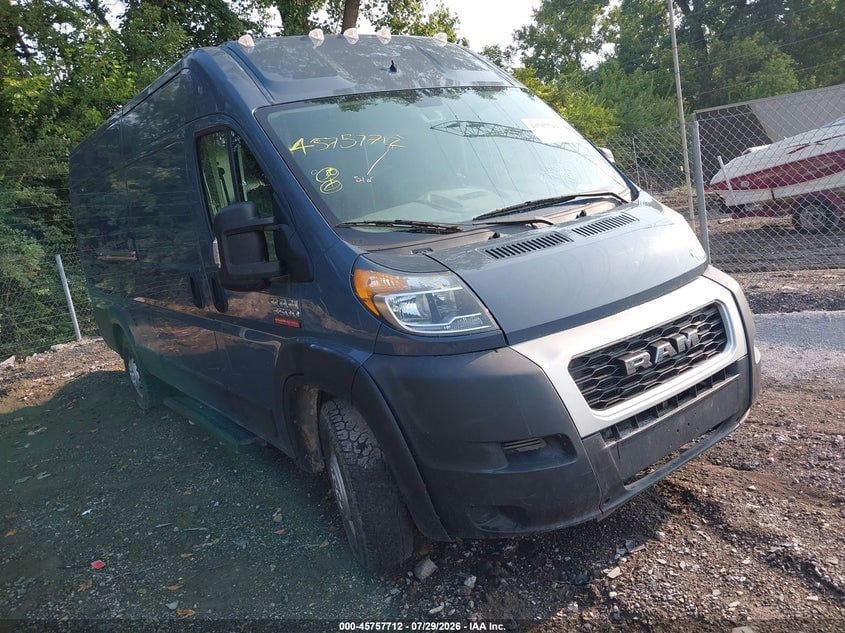 2020 RAM PROMASTER 3500 CARGO VAN HIGH ROOF 159 WB EXT | 3C6URVJG2LE106940 | UPCARS