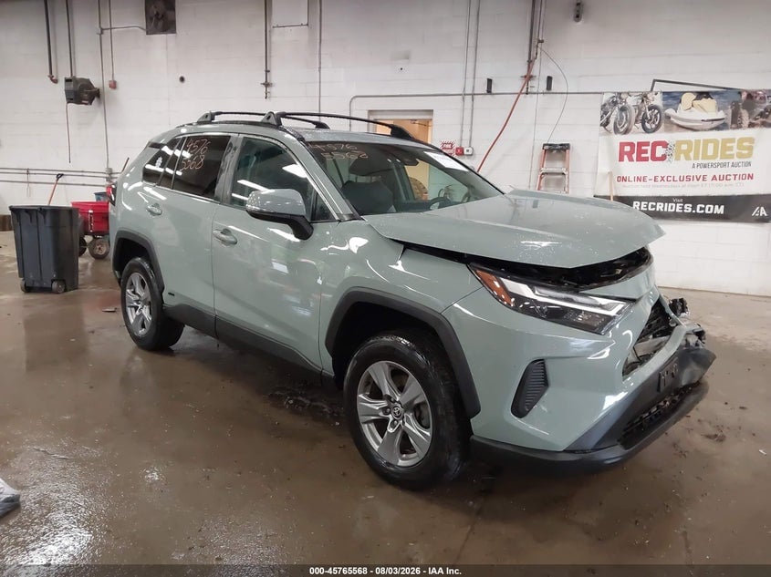 2022 TOYOTA RAV4 HYBRID XLE | 4T3RWRFV2NU077842 | UPCARS