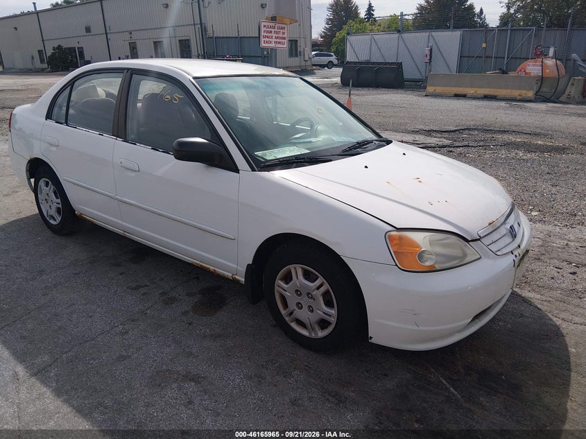 2002 HONDA CIVIC LX | 1HGES16502L012645 | UPCARS