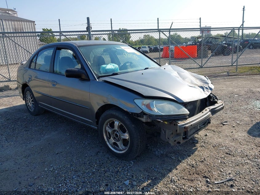 2005 HONDA CIVIC LX | 2HGES15595H605021 | UPCARS