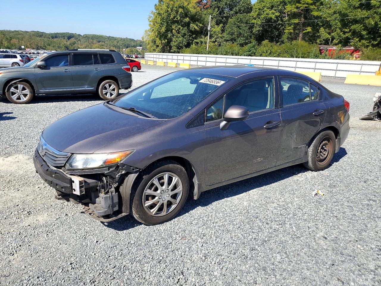 2012 HONDA CIVIC LX | 19XFB2F50CE047639 | UPCARS