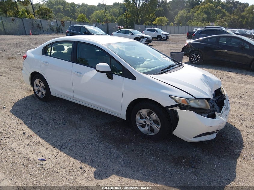 2013 HONDA CIVIC LX | 19XFB2F57DE231297 | UPCARS