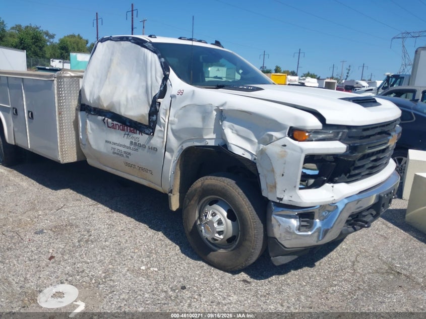 2024 CHEVROLET SILVERADO 3500HD CHASSIS WORK TRUCK | 1GB3YSEY6RF276973 | UPCARS