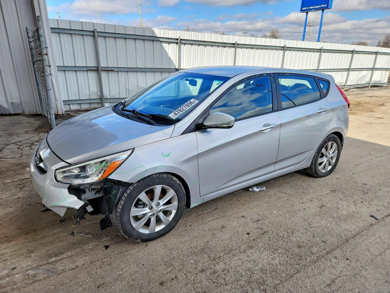 2014 HYUNDAI ACCENT SE | KMHCU5AE6EU187829 | UPCARS