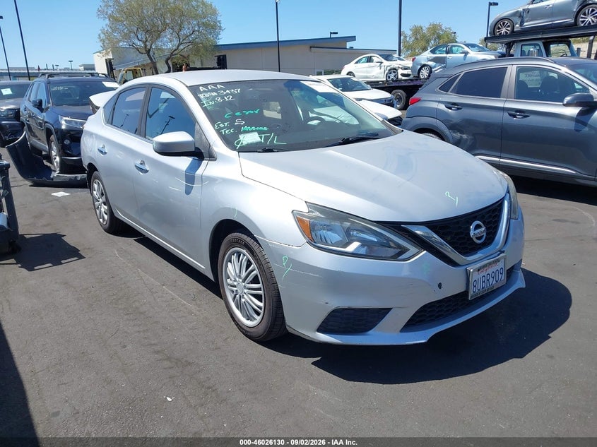2016 NISSAN SENTRA SV | 3N1AB7APXGY319346 | UPCARS