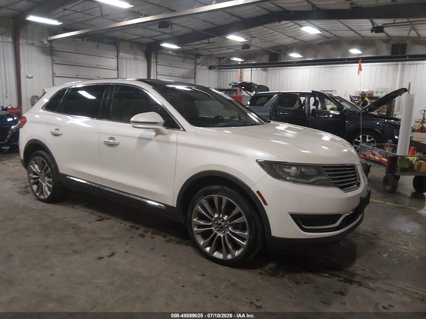 2016 LINCOLN MKX RESERVE | 2LMPJ8LR2GBL57001 | UPCARS