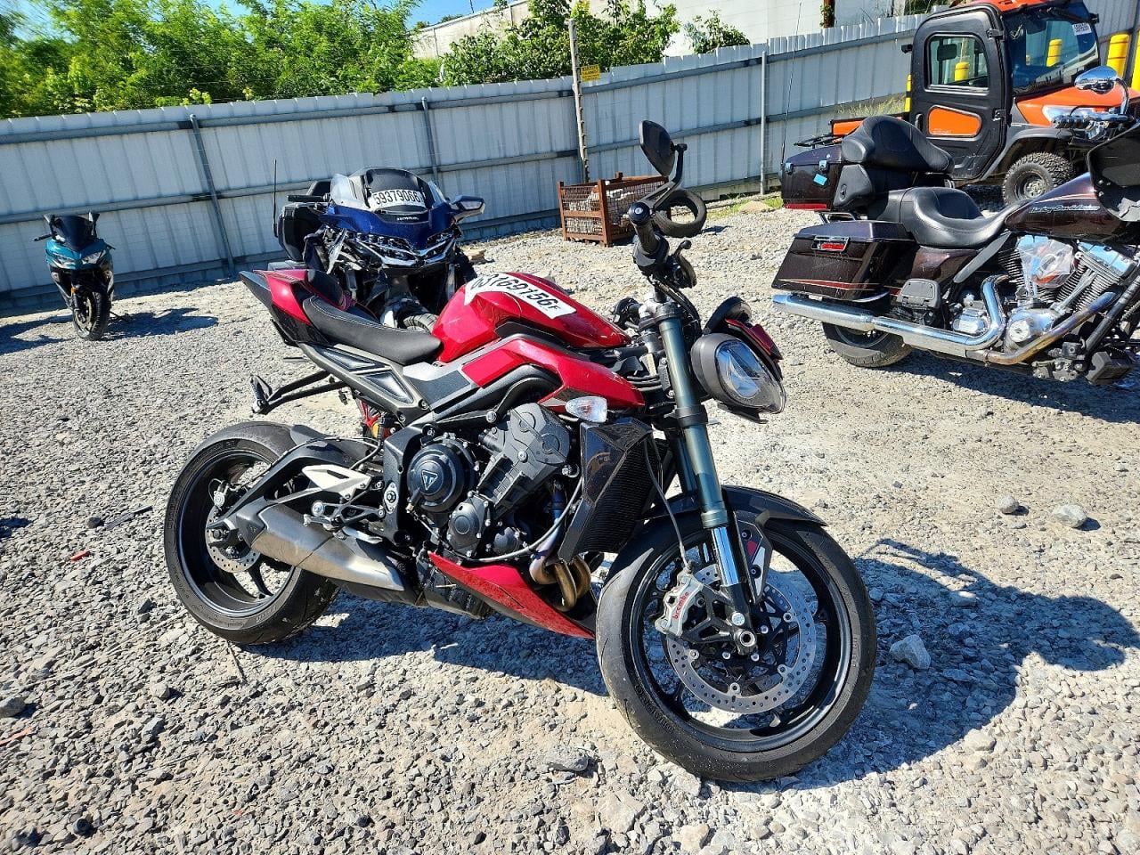 2024 TRIUMPH MOTORCYCLE STREET 765 RS | SMTA614KXRTBU2862 | UPCARS