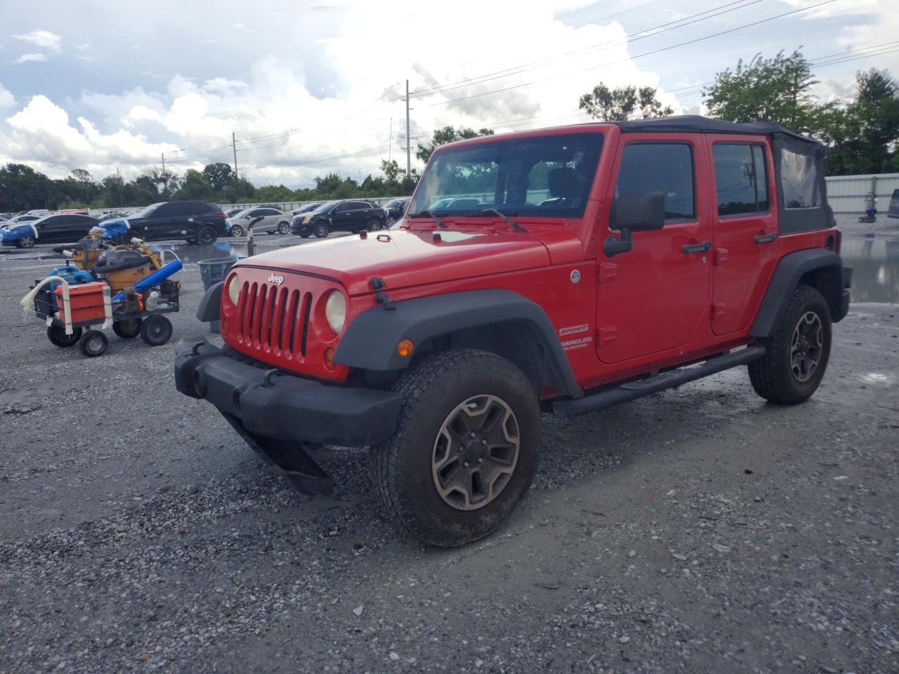 2012 JEEP WRANGLER SPORT | 1C4BJWDG4CL261389 | UPCARS