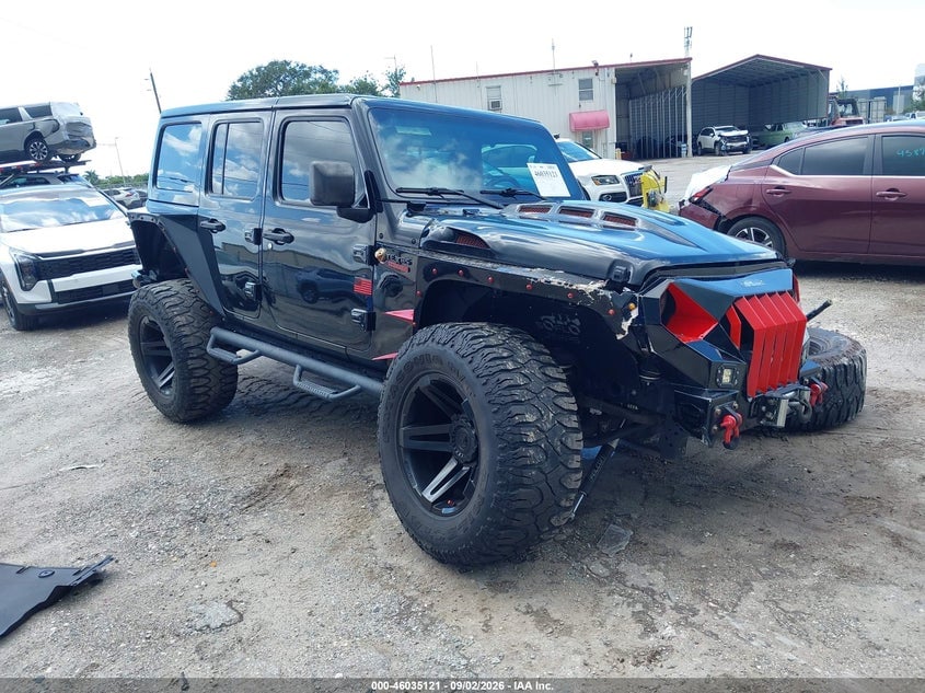 2022 JEEP WRANGLER UNLIMITED SAHARA 4X4 | 1C4HJXEG2NW246082 | UPCARS