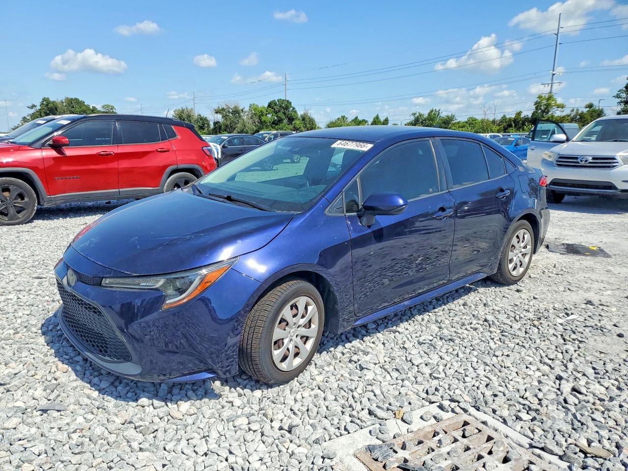 2020 TOYOTA COROLLA LE | JTDEPRAEXLJ054565 | UPCARS