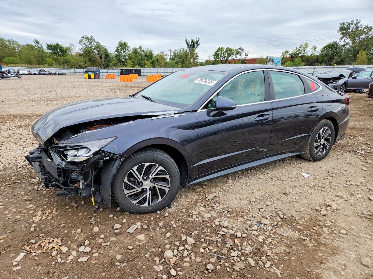 2020 HYUNDAI SONATA BLUE | KMHL24JJ6LA012735 | UPCARS