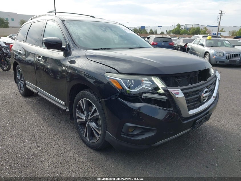 2017 NISSAN PATHFINDER PLATINUM | 5N1DR2MN6HC651471 | UPCARS