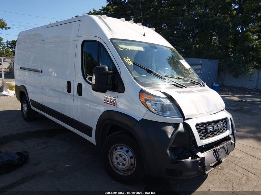 2021 RAM PROMASTER 2500 HIGH ROOF 159 WB | 3C6LRVDG6ME534633 | UPCARS