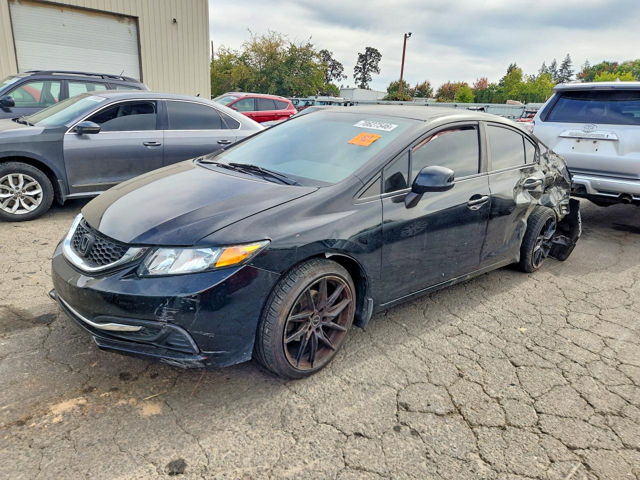 2013 HONDA CIVIC LX | 19XFB2F56DE067895 | UPCARS