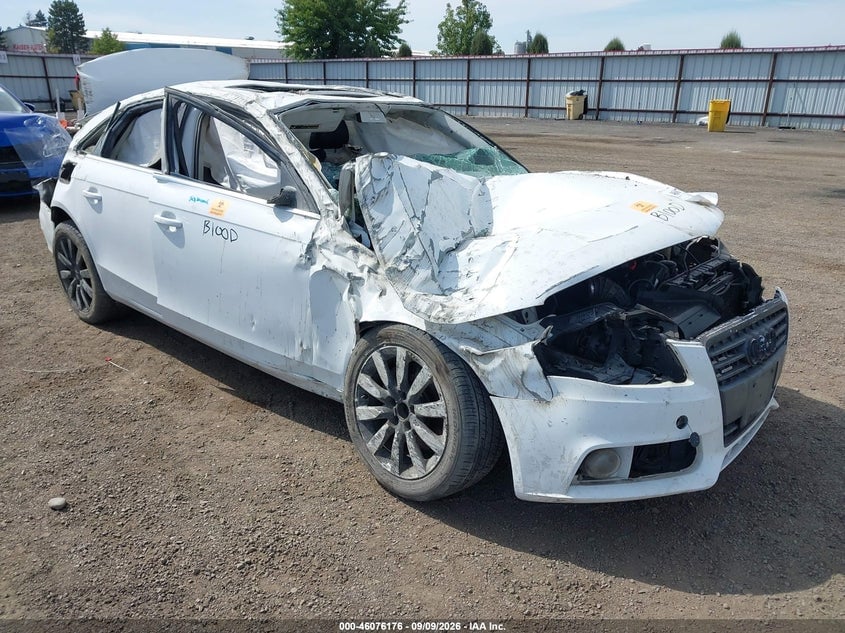 2012 AUDI A4 2.0T PREMIUM | WAUBFAFL7CN008647 | UPCARS