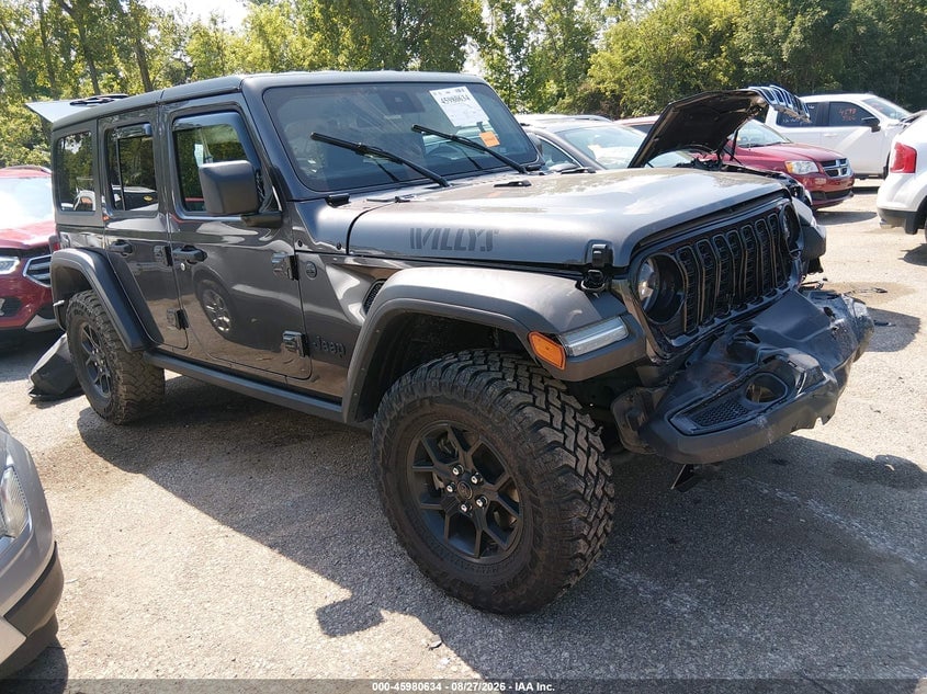 2024 JEEP WRANGLER 4-DOOR WILLYS 4X4 | 1C4PJXDG1RW323219 | UPCARS