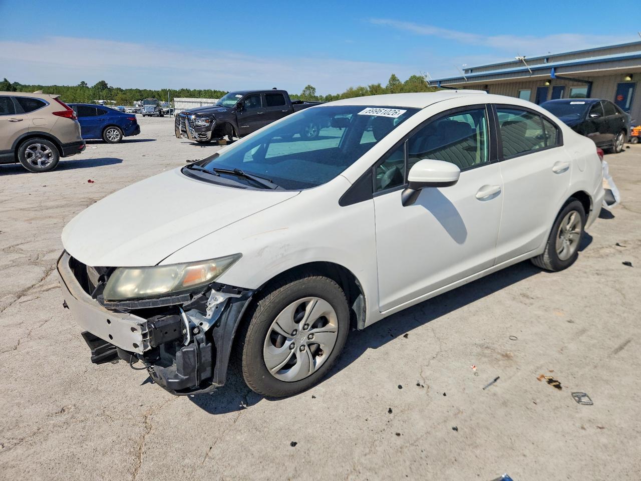 2014 HONDA CIVIC LX | 19XFB2F5XEE060224 | UPCARS