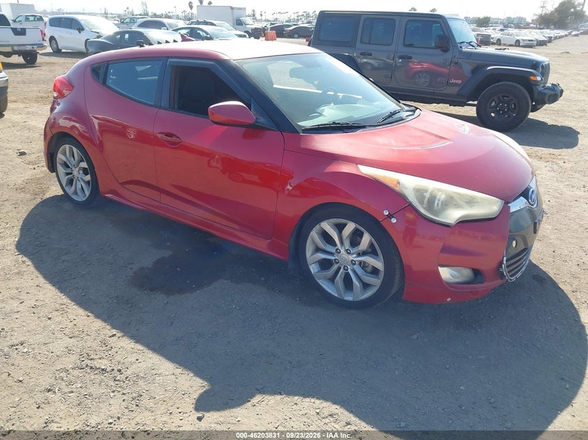 2013 HYUNDAI VELOSTER MIX | KMHTC6AD0DU142044 | UPCARS