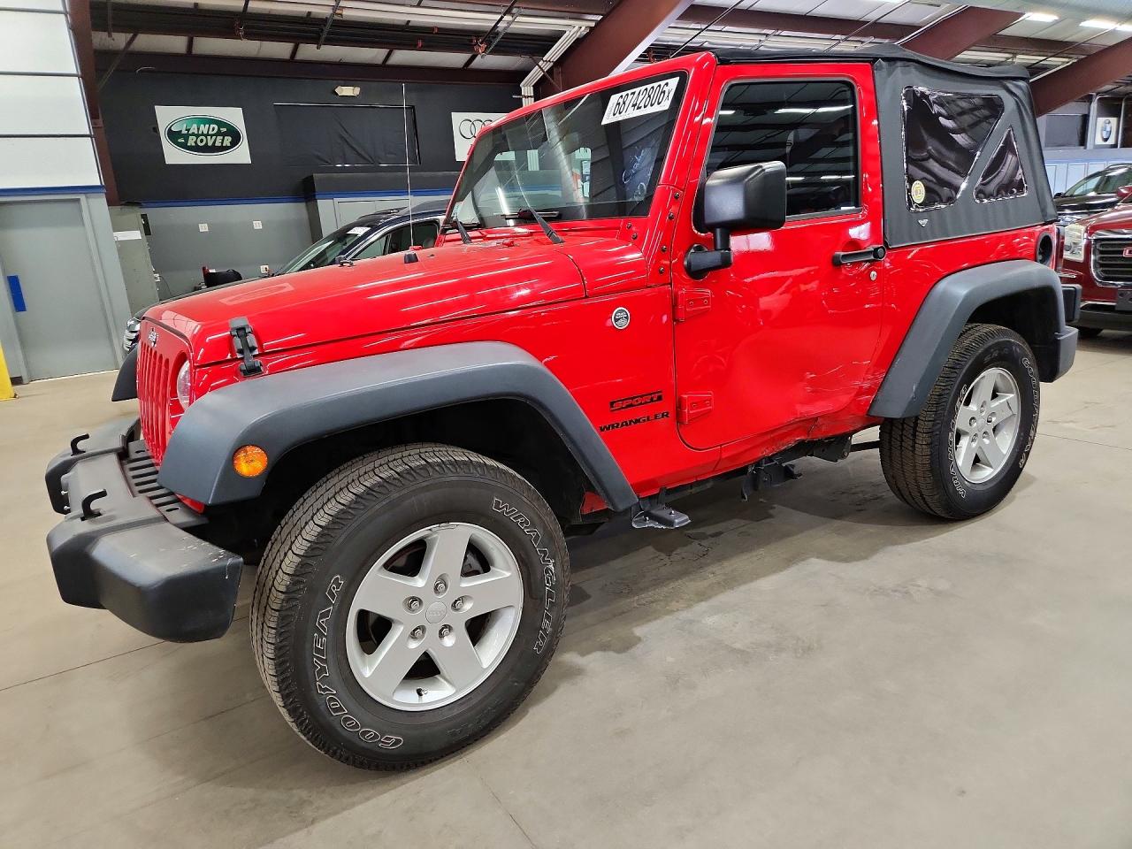 2017 JEEP WRANGLER SPORT | 1C4AJWAG8HL574856 | UPCARS