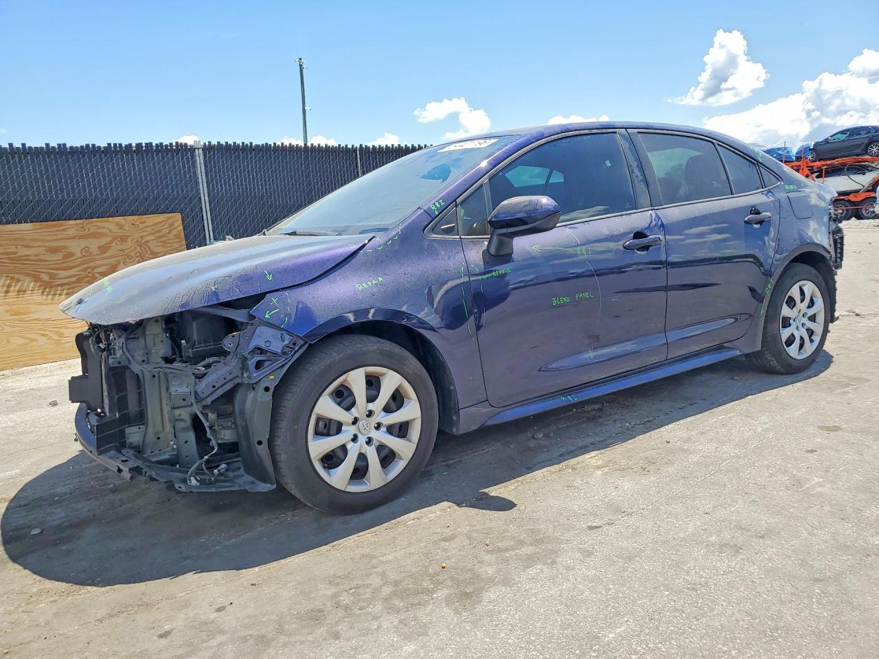 2022 TOYOTA COROLLA LE | 5YFEPMAE6NP338471 | UPCARS