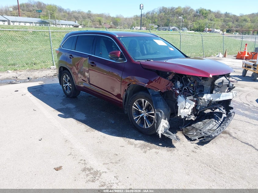 2016 TOYOTA HIGHLANDER XLE V6 | 5TDJKRFH1GS261791 | UPCARS