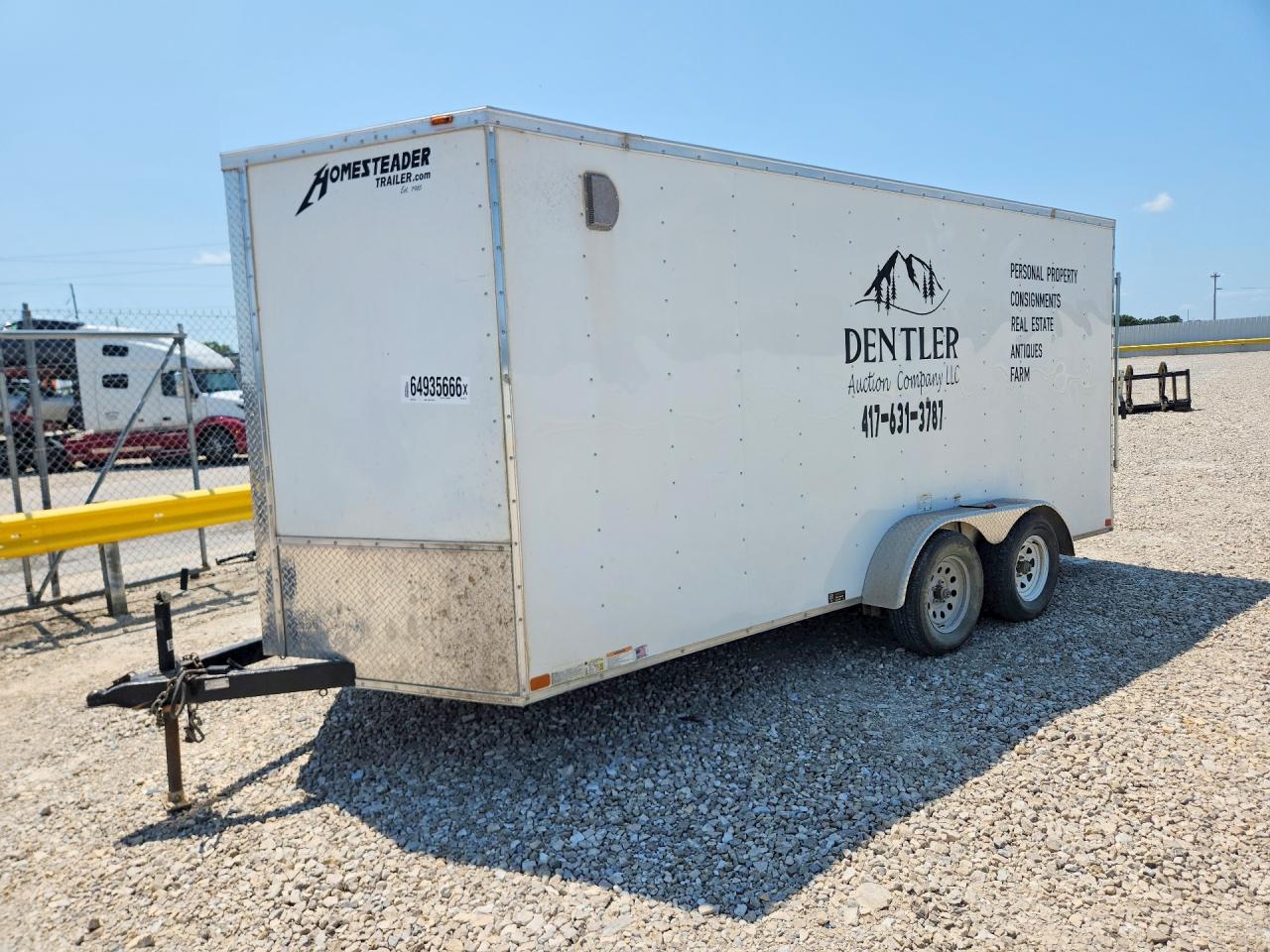 2022 HOMESTEADER ENCLOSED C 716IT  TRAILER | 5HABE1629NN107782 | UPCARS