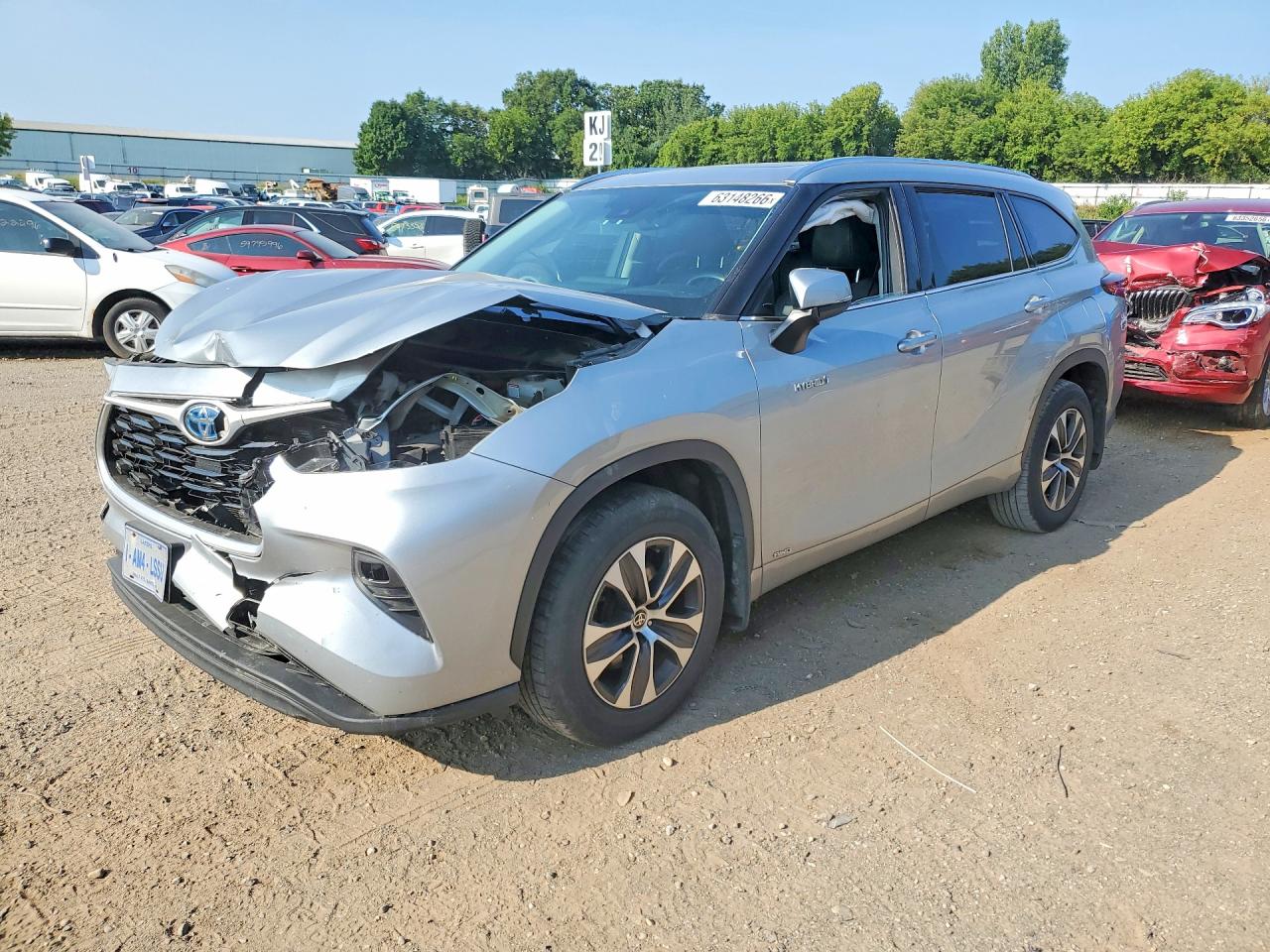 2020 TOYOTA HIGHLANDER HYBRID XLE | 5TDGBRCH2LS507059 | UPCARS